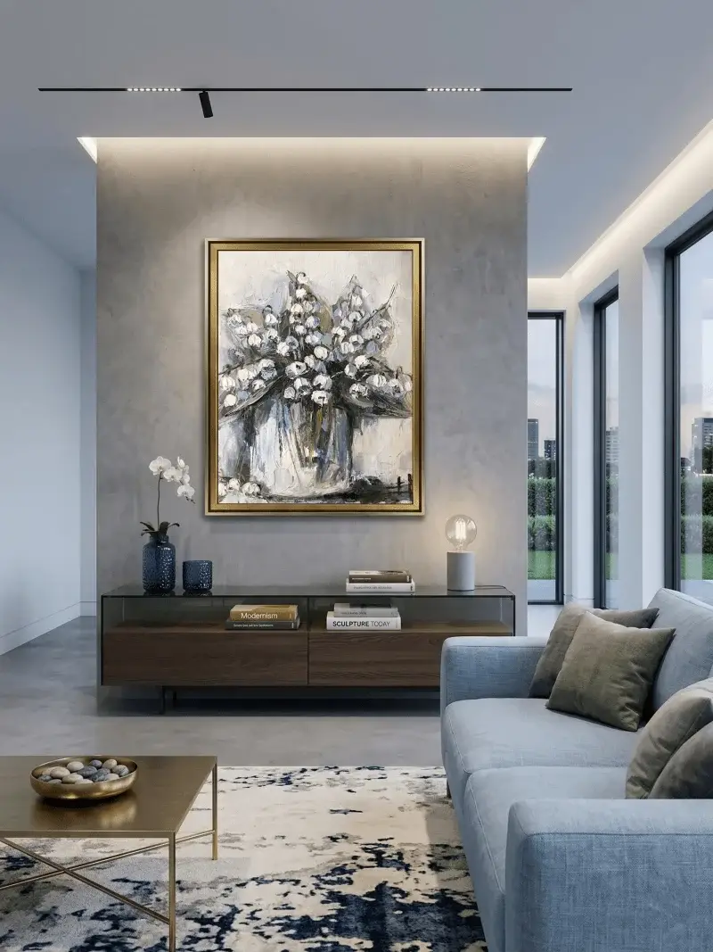 Obraz w nowoczesnym apartamencie